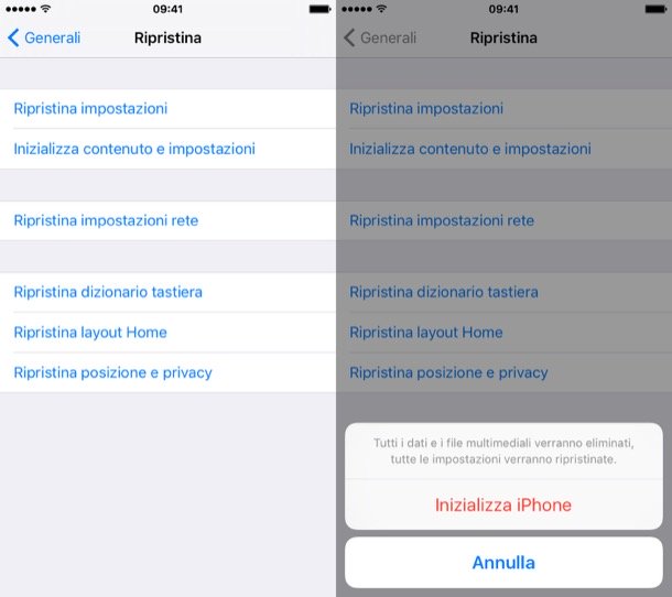 iPhone ripristinato e il recupero dei dati